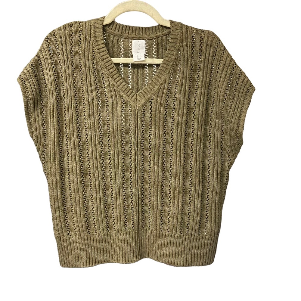 Joie Short Dolman Sleeve Knit Sweater Size S